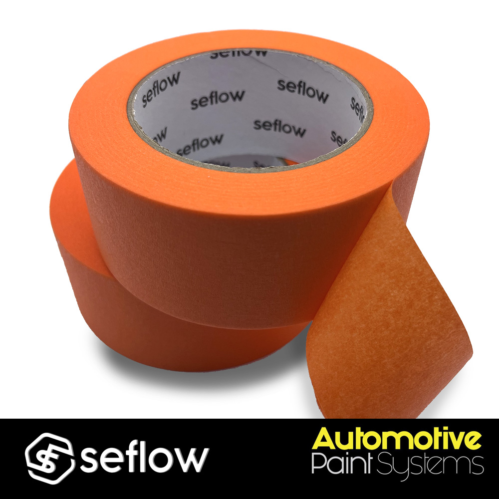 Seflow Premium 120° Automotive Orange Masking Tape 24mm, 36mm, 48mm