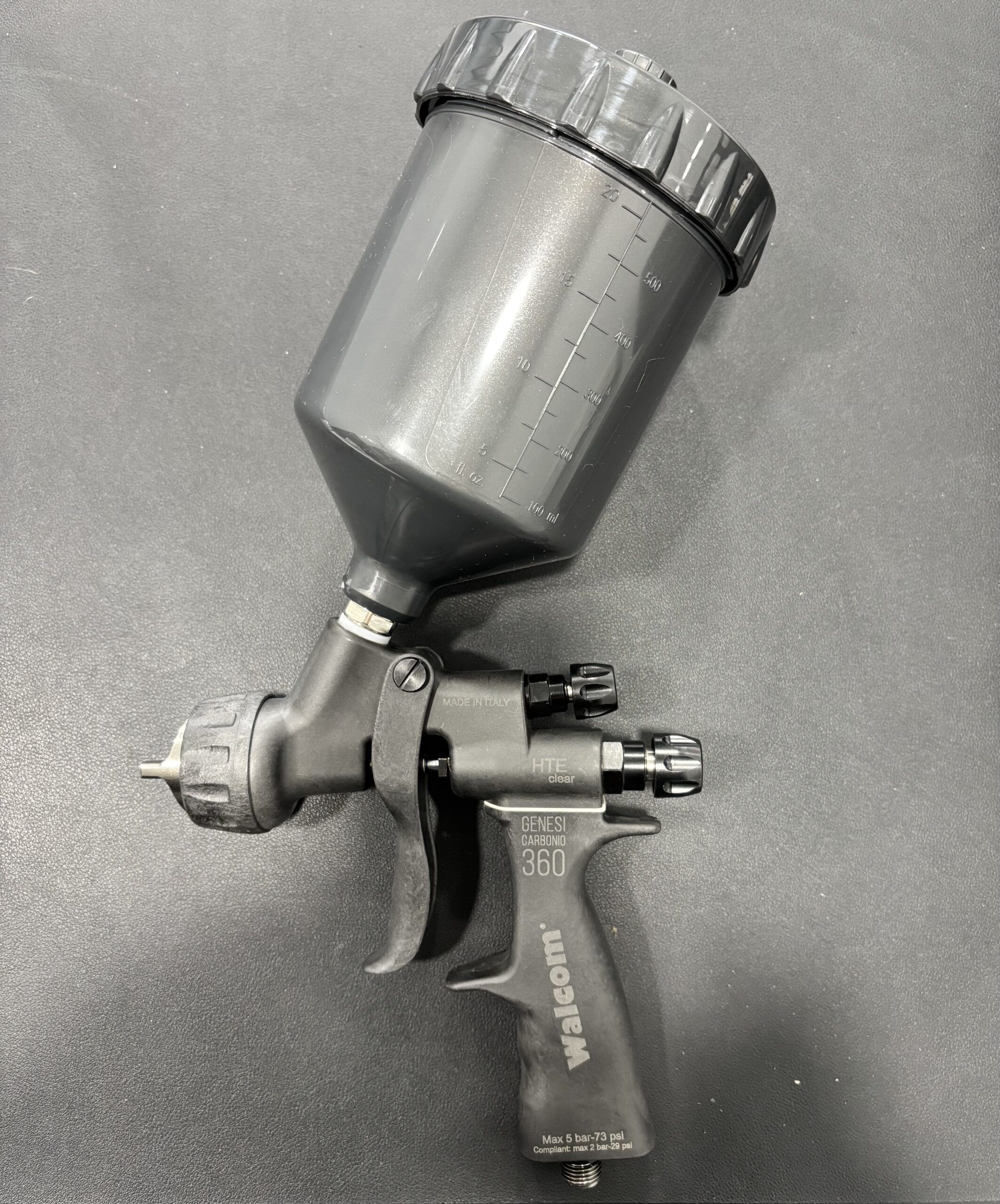 Walcom Genesi Carbonio 360 HTE UV 1.3 Spray Gun - Image 2