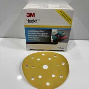 3M Gold Hookit Discs 150mm