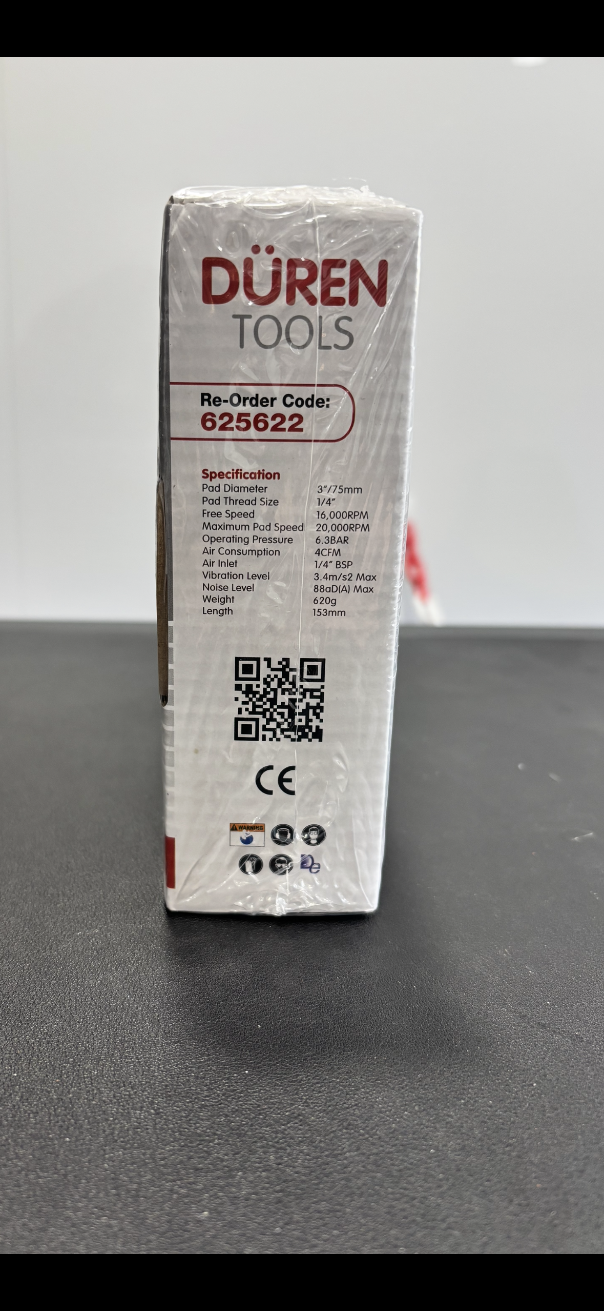 DUREN, AIR Operated 75mm Angle Sander - Image 3