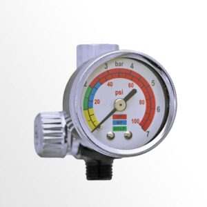 FUJI SPRAY Pressure Regulator Gauge – Analog